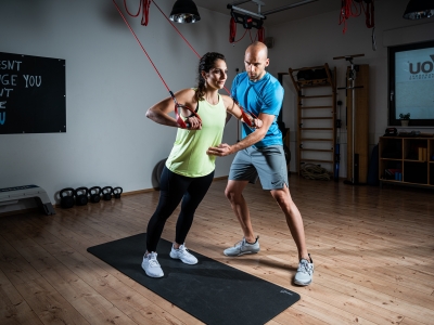 In die Schlingen, fertig, los!