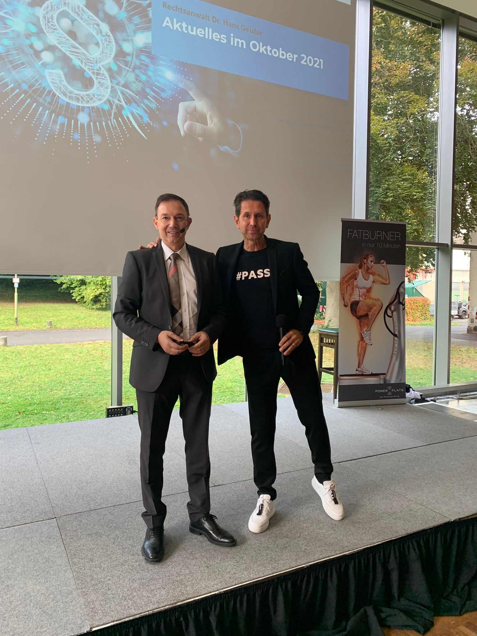 Dr. Hans Geisler und Maik Ebener