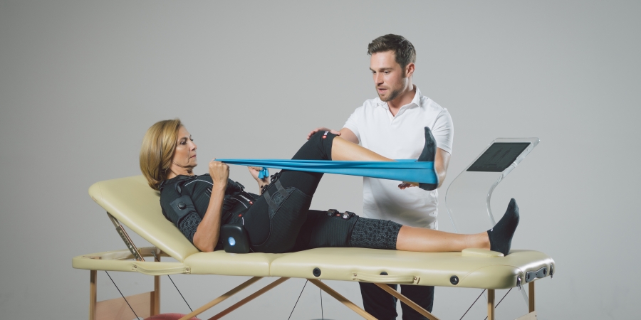 Kabelloses EMS-Training jetzt auch für die Physiotherapie