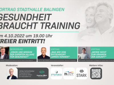 „Gesundheit braucht Training“