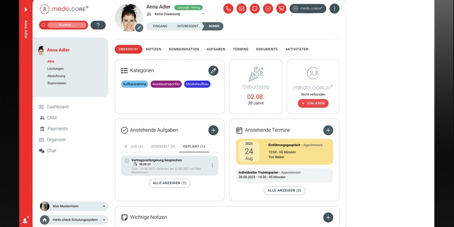 Die Möglichkeiten der All-in-One-Verwaltungssoftware medo.core®