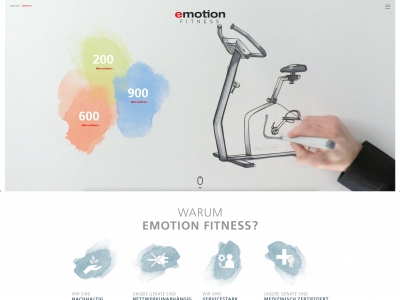 Relaunch des Webauftritts bei emotion fitness