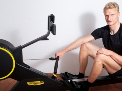 Europameister Oliver Zeidler trainiert mit Technogym